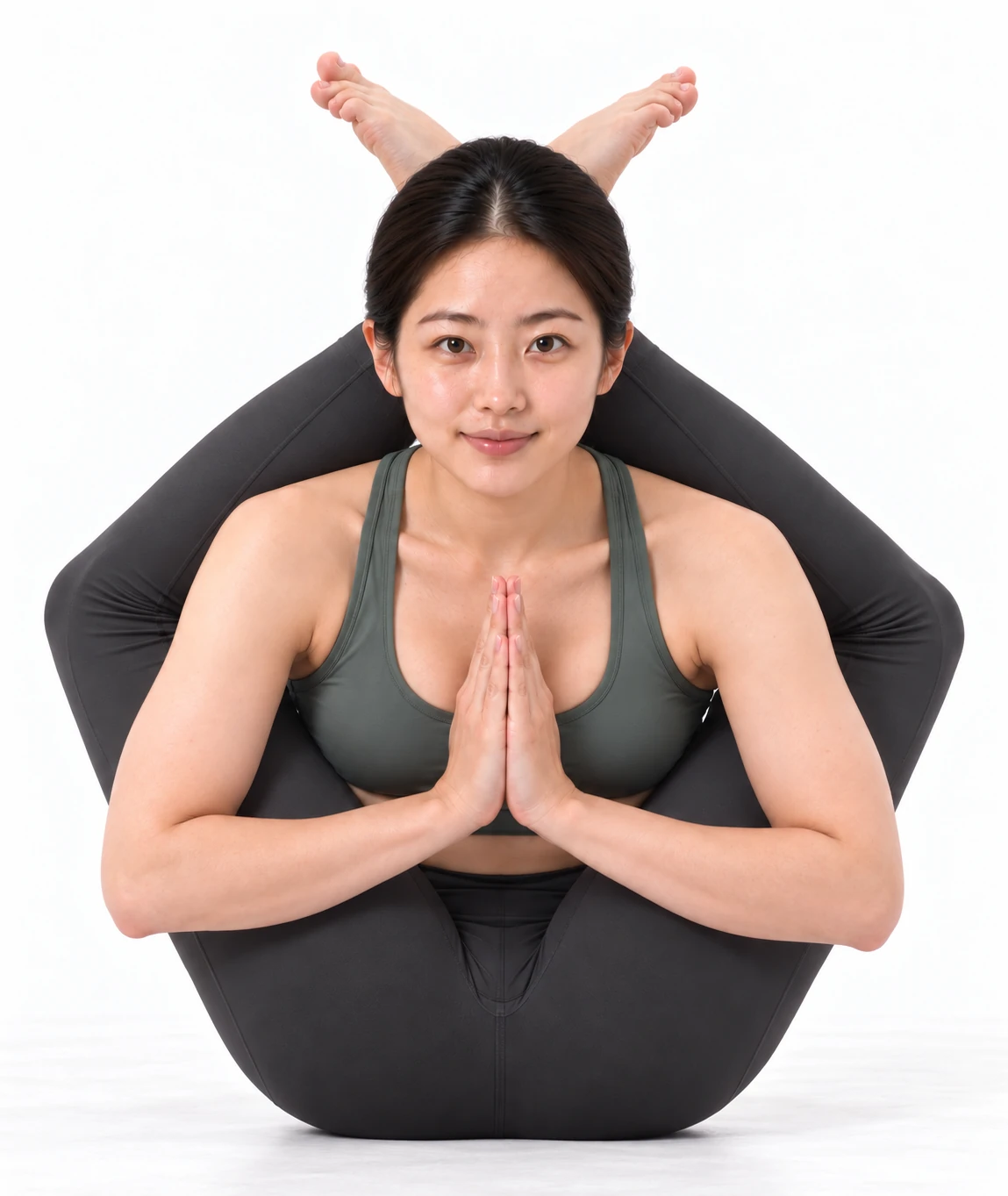 두 다리 머리 뒤 — 드비 파다 시르샤사나